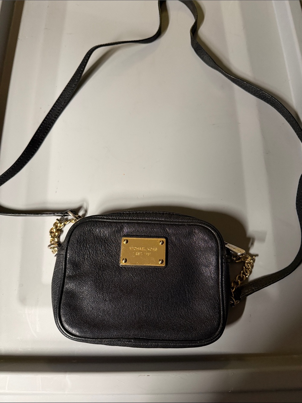 Michael Kors Jet Set pebbled leather Crossbody bag - Picture 2 of 6